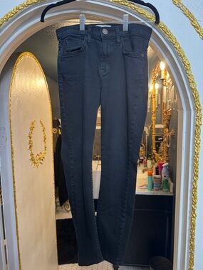 Current Elliott Black Skinny Jeans Size 26 High Rise Slim Stretch Denim